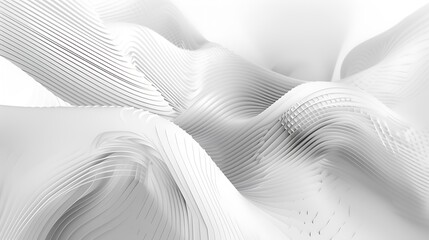 Abstract gradient white monochrome background. Generative Ai