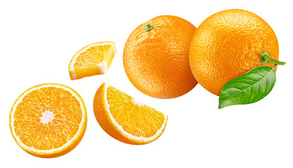 Orange isolated on white background