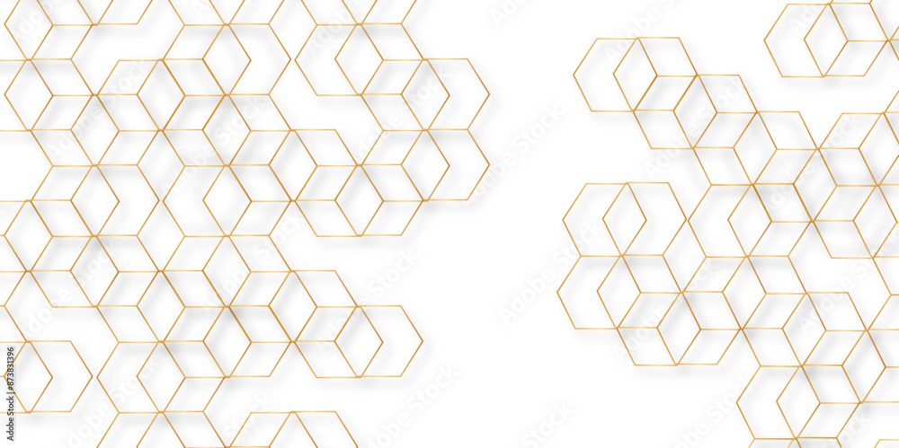 Poster abstract golden linear graphic ornament. arabian stylish seamless pattern on white background. creat