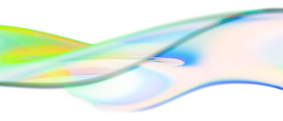 Fluid motion wave PNG transparent with a dynamic colorful flow isolated