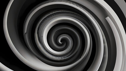 Illustrate an abstract composition focusing on 'Swirl' as the central theme