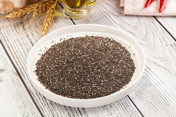 Vegan cuisine - Chia seeds for cooking