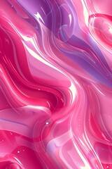 A vibrant background featuring swirling patterns in shades of pink and purple