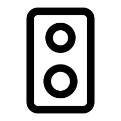 woofer icon for illustration