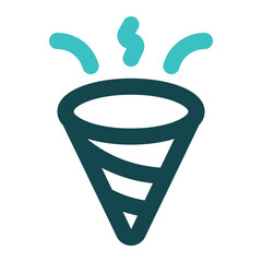 party popper icon for illustration