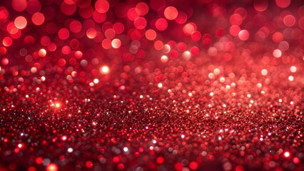 Red ruby glitter background. Sparkle texture. Abstract background for New Years or Christmas holiday