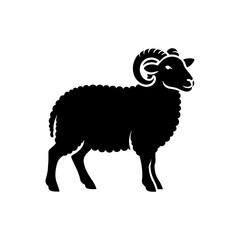 Ewe Vector Design - Ewe Silhouette - Ewe Illustration.