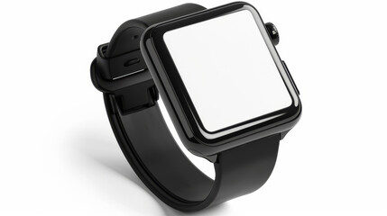 A set of smartwatches with colorful straps on a black background, showcasing 3D rendering of wearable devices, health, and fitness trackers.