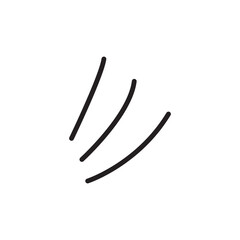 Emphasis Line Accent Decorative Element