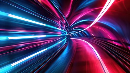 colorful swirling spinning speed of light trails abstract for background, future of colors moving extreme visual effect colorful vibrant.