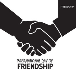 Fototapeta premium frienshipday1 t shirt design