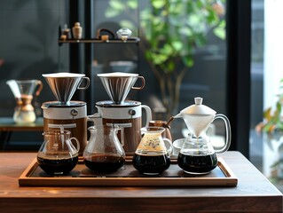 luxury setup for coffee station - ai