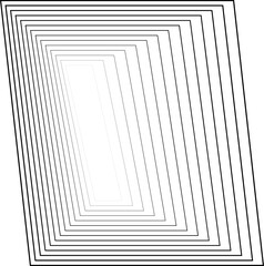 Square line blend halftone. Design geometric element