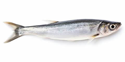 Fototapeta premium Freshwater Fish on White Background