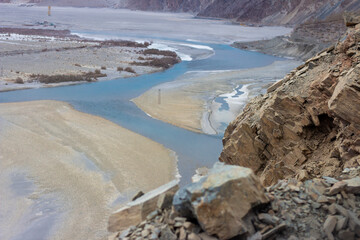 river in winter