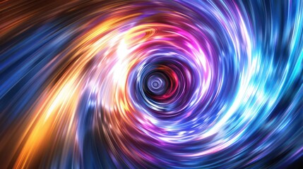 colorful swirling spinning speed of light trails abstract for background, future of colors moving extreme visual effect colorful vibrant.