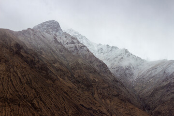 mountains in the morning