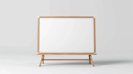 Whiteboard isolated on a white background
