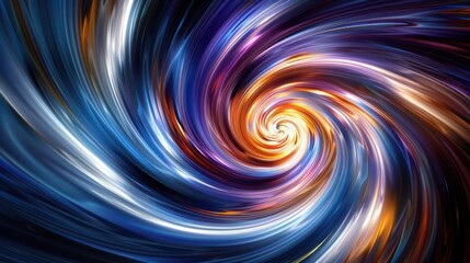 Obraz premium colorful swirling spinning speed of light trails abstract for background, future of colors moving extreme visual effect colorful vibrant.