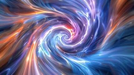 Obraz premium colorful swirling spinning speed of light trails abstract for background, future of colors moving extreme visual effect colorful vibrant.