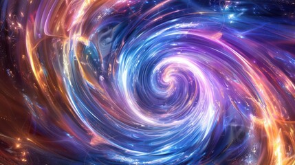 colorful swirling spinning speed of light trails abstract for background, future of colors moving extreme visual effect colorful vibrant.