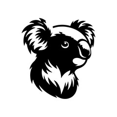 Minimalist Koala Silhouette - Koala Vector - Illustration of Koala.