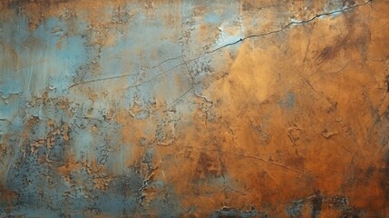 Texture of an old, scratched and rusty grunge concrete and metal structure