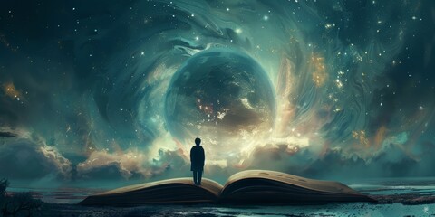 Create a promotional image for a new book release, featuring the book cover with a sleek design