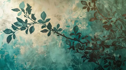 a nature-like image for a mural in a clinic