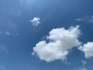 Obraz premium blue sky with clouds