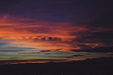 Sunset sky