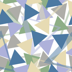 Obraz premium Rainbow color triangle seamless pattern
