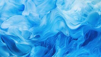 Obraz premium Abstract blue waves resembling fluid motion and textures, perfect for backgrounds and design elements.