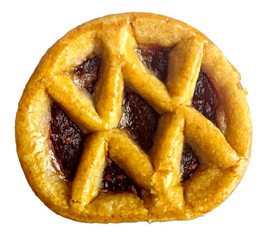 cookies on a white background