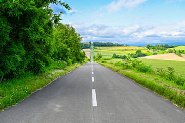 北海道上富良野のジェットコースターの路