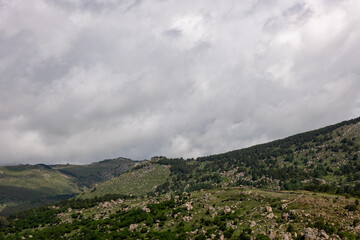 Obraz premium clouds over mountain