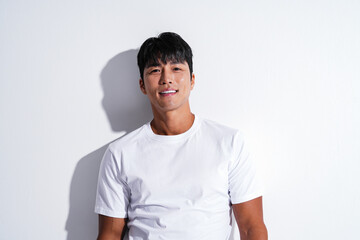 健康的なアジア男性の美容イメージ