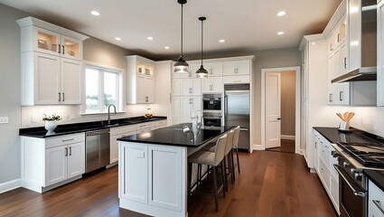 modern kitchen interior