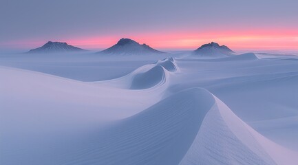 sunrise in mountains