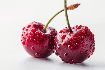 AI generated photo of fresh tasty juicy fruit isolated on white color background created with generative ai