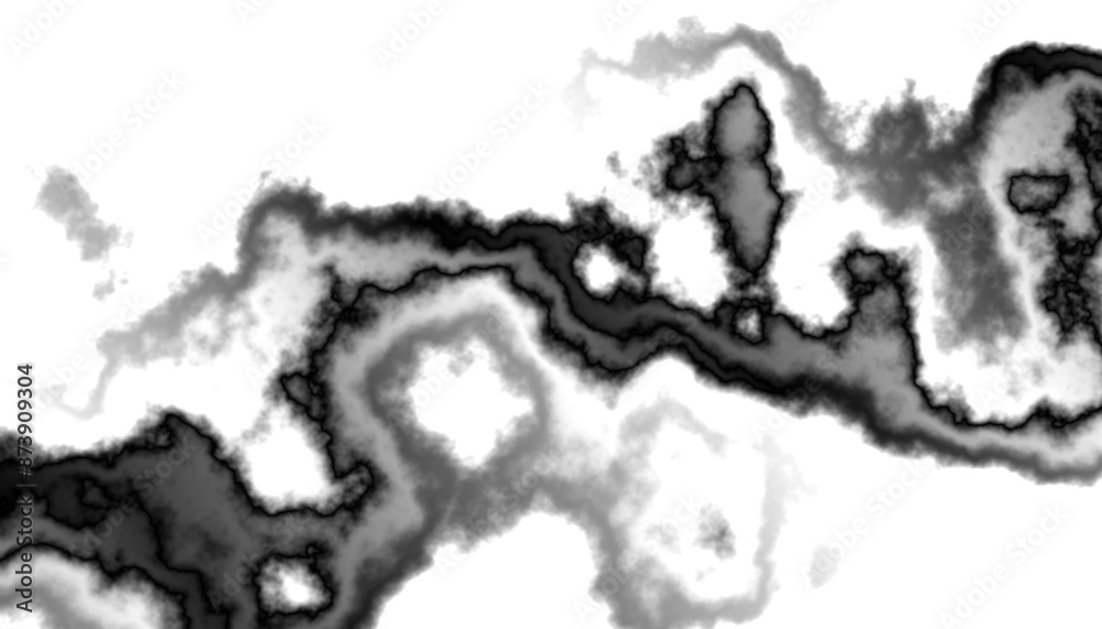 Fototapete black smoke steam isolated transparent background. fog and mist effect for text or space. overlay wi