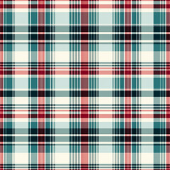 Seamless plaid, tartan, check pattern, tileable country style print for wallpaper, wrapping paper, scrapbook, fabric and product design idea