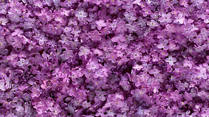 Naklejka premium Purple Lilac Flowers Blossom: Beautiful Spring Blooms, Fragrant Lilac Flowers, Vibrant Purple Petals, Seasonal Floral Display, Natural Garden Beauty, Fresh and Colorful Flowering, Botanical Elegance