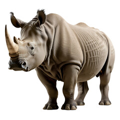 Fototapeta premium White Rhinoceros: An Emblem of Strength