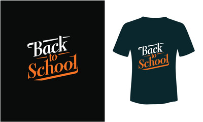 Back to school typography t shirt design vector Print Template. Welcome Back to School T-shirt Design. Ready for print poster card vintage vector EPS10.