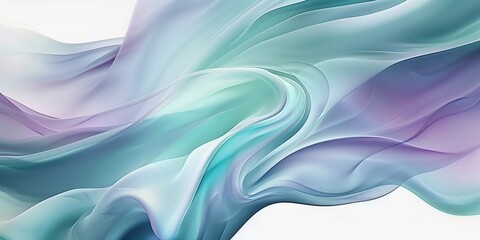 Fototapeta premium Abstract background with flowing shades of blue, green, and purple, perfect for modern wallpaper or design projects.