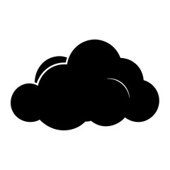 Abstract Clouds silhouette vector illustration