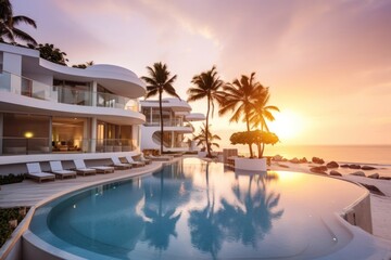 Hotel resort architecture outdoors building.