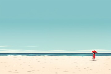 Obraz premium Beach outdoors horizon nature.