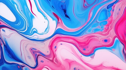 Colorful psychedelic liquefaction background. Abstract fluid art., generative ai